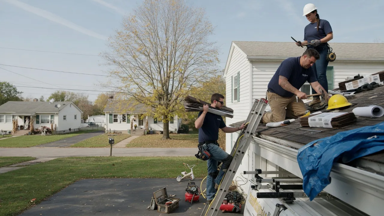 Local Roofing Contractors in Paloma, IL near me